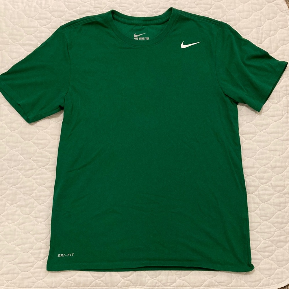 Nike Men's Short Sleeve Green Tee